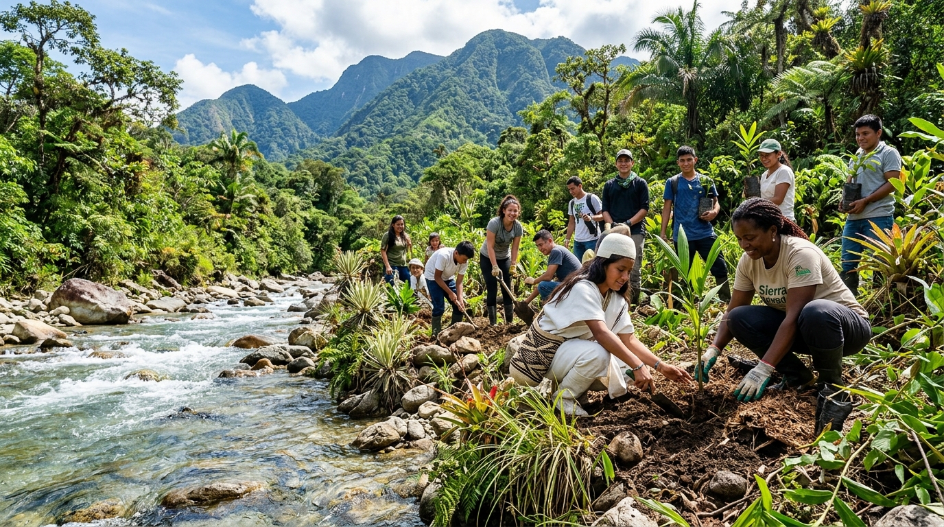 Jornada Territorial de Siembra Nativa y Protección del Río Guatapurí